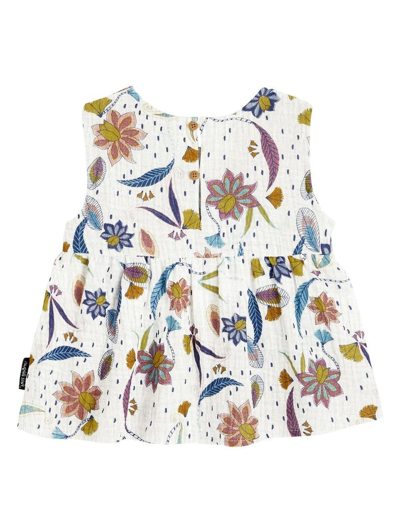 Blouse fille Mumbai Ecru