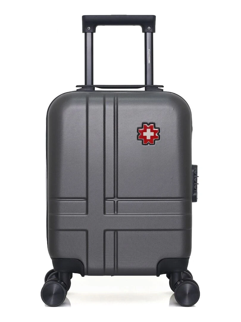 SWISS KOPPER VALISE CABINE XS USTER 4 ROUES 46 CM Gris foncé