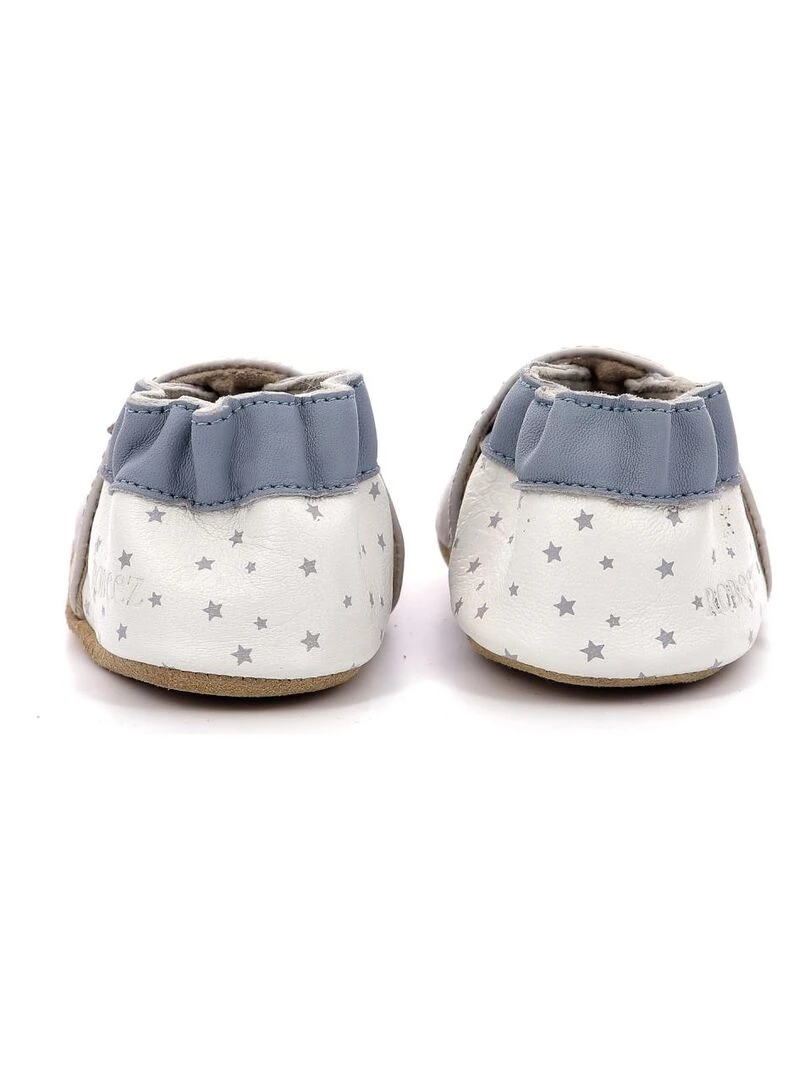 Chaussons Cuir Heavy Day   Gris