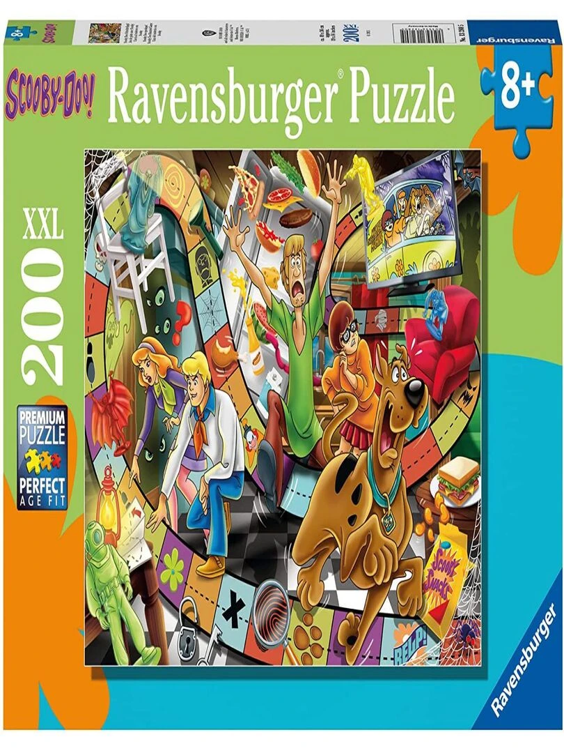 Puzzle 200 pièces XXL Jeu de piste avec Scooby Doo N/A
