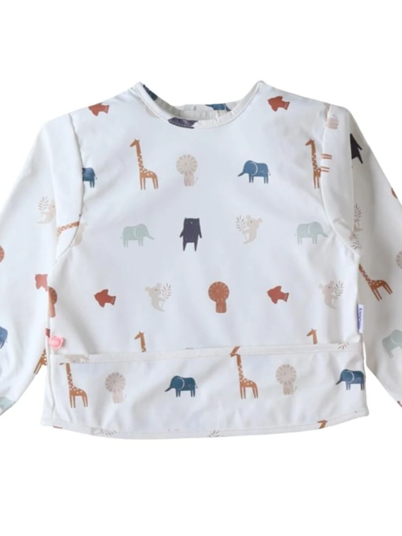 Bavoir Ciré Manches Longues Safari Multicolore