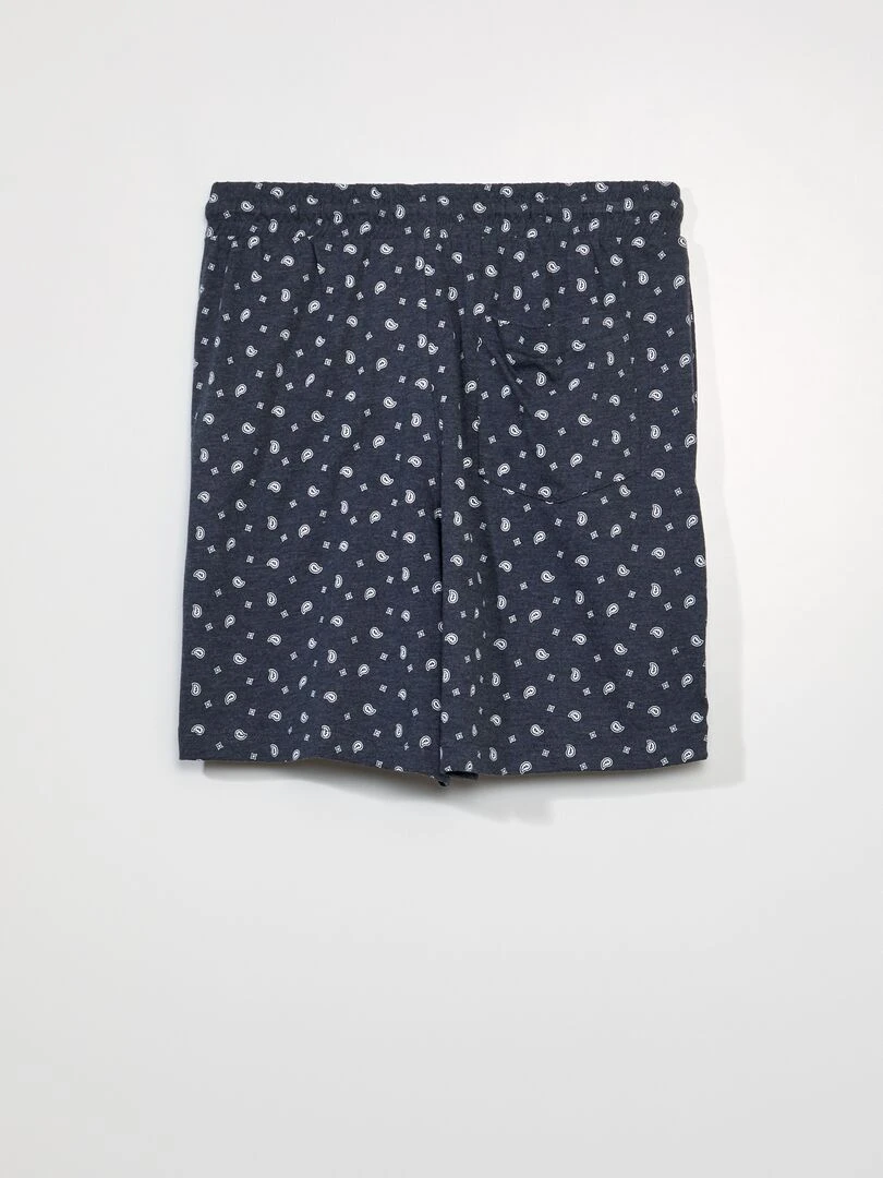 Short en jersey   Lot de 2   Camel/gris