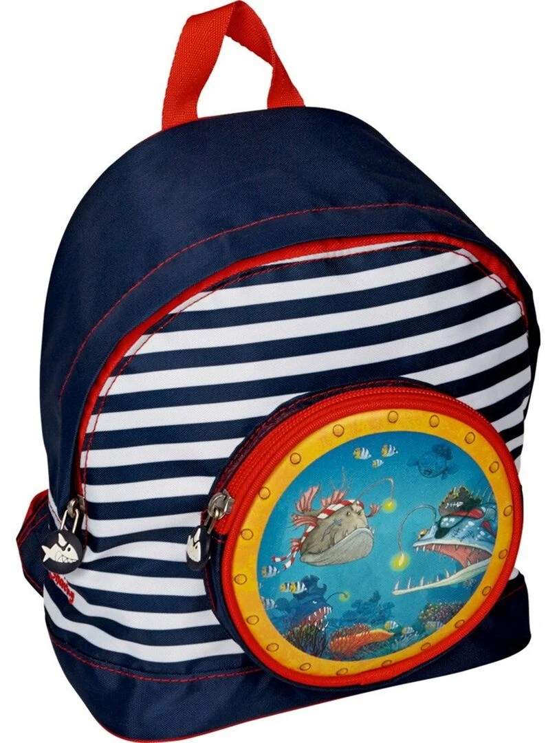Sac à dos Capitaine Sharky l'Abysse Blanc Bleu marine