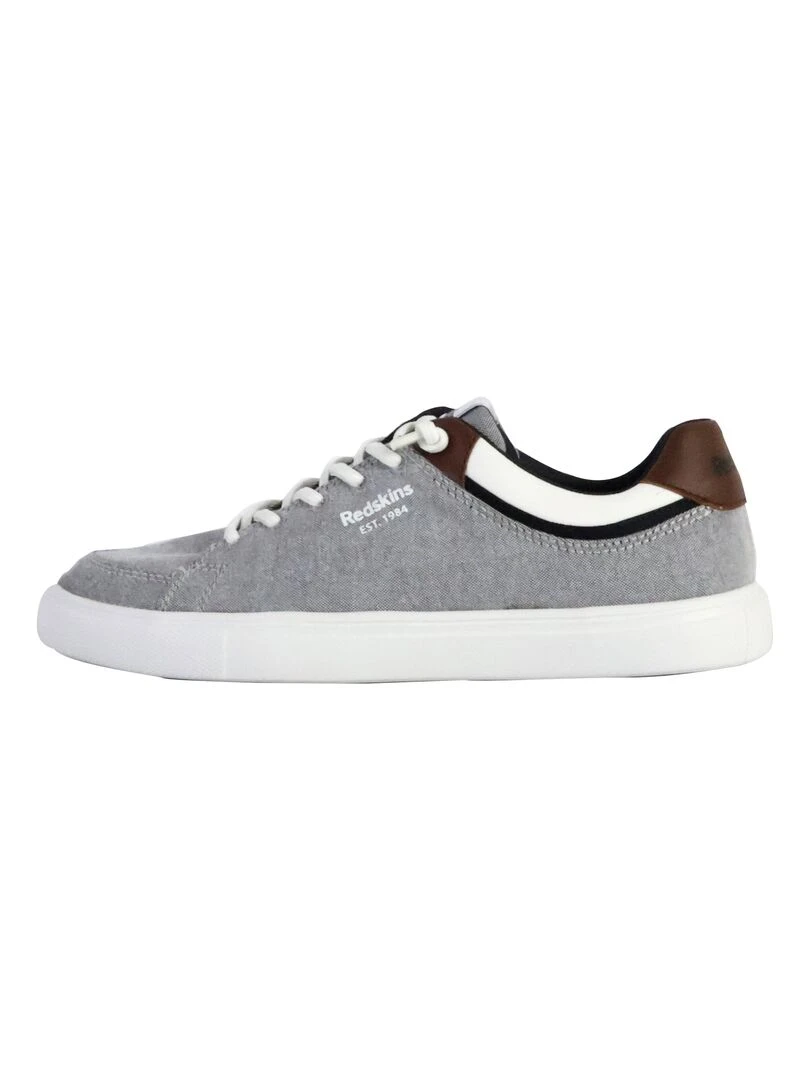 Basket Cuir Redskins Andali Gris