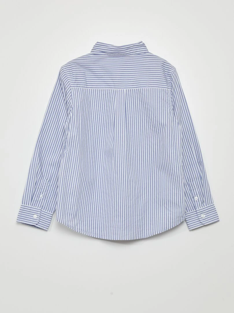 Chemise en popeline   Bleu