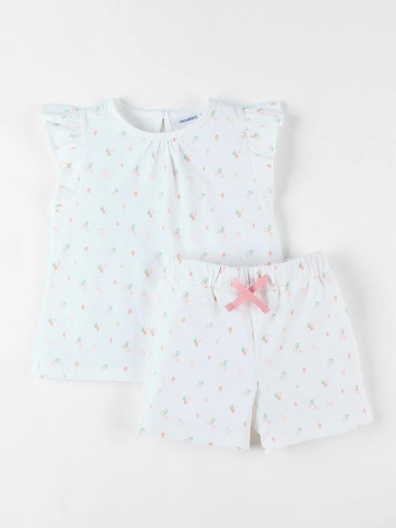 Pyjama 2 pièces en jersey Noukie's Orange