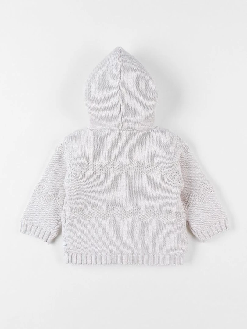 Mantelet en tricot  chiné/paillettes   Noukie's   Beige