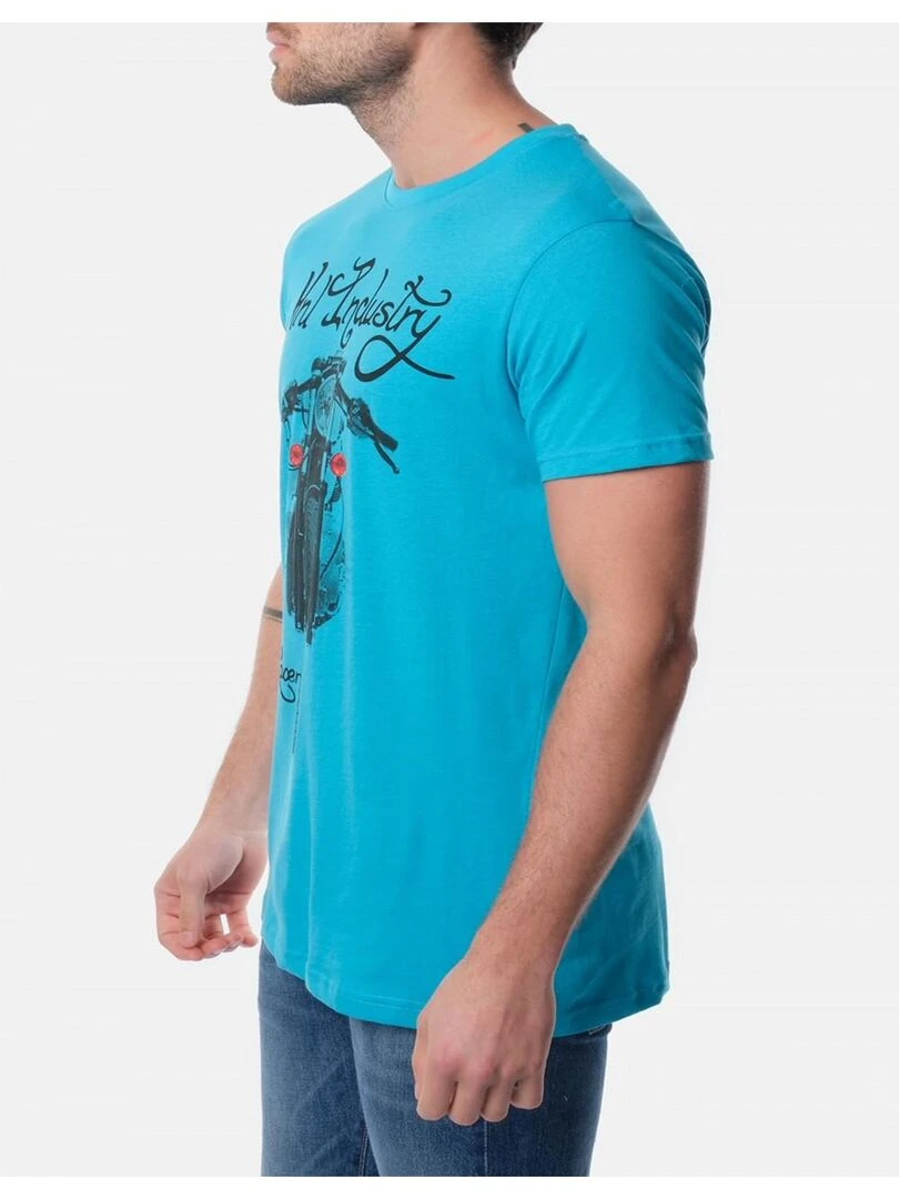 T Shirt manches courtes Kebello Bleu