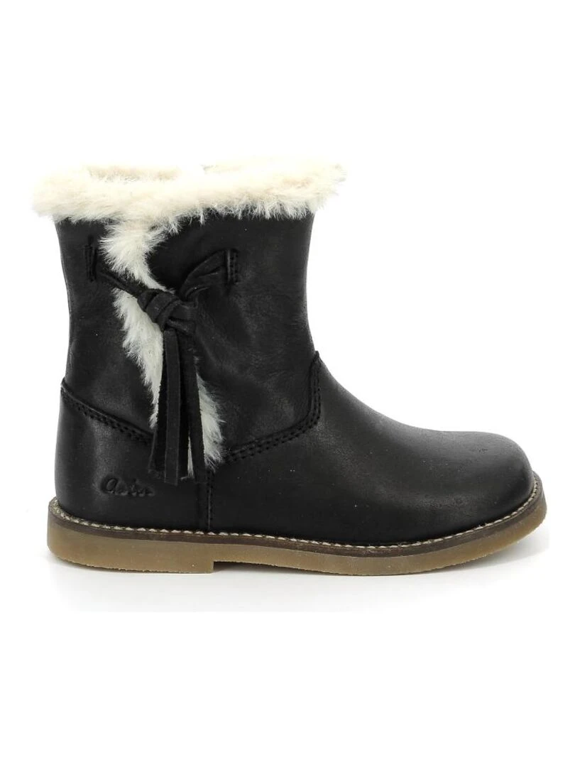 Boots Cuir Sacho Noir