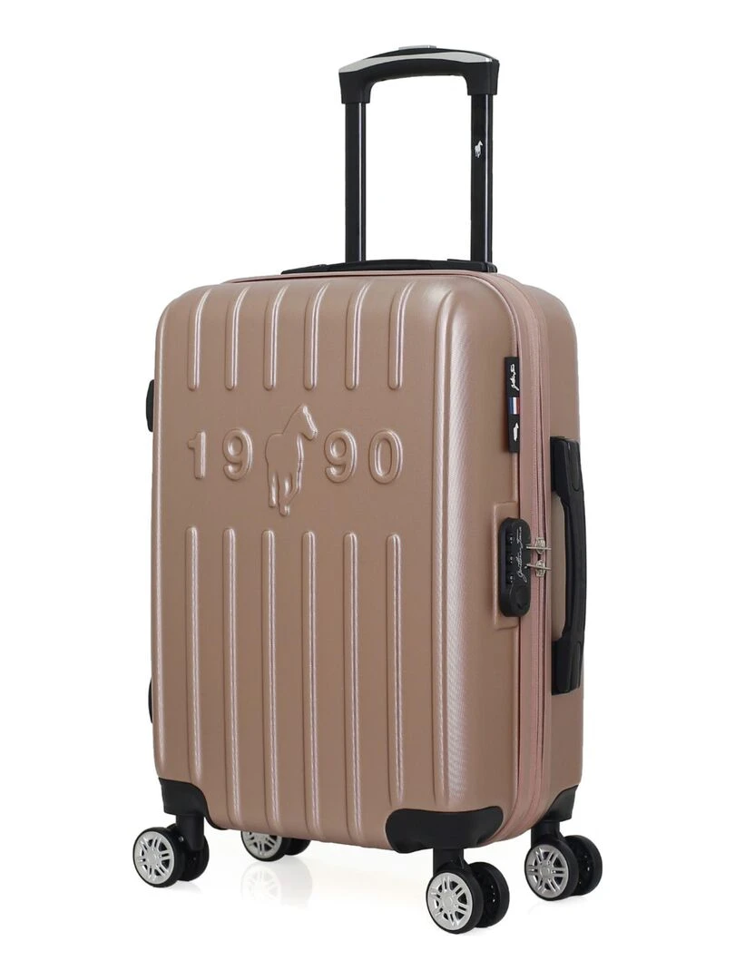 GENTLEMAN FARMER VALISE CABINE ABS ARCHIE 4 ROUES 55 CM Rose