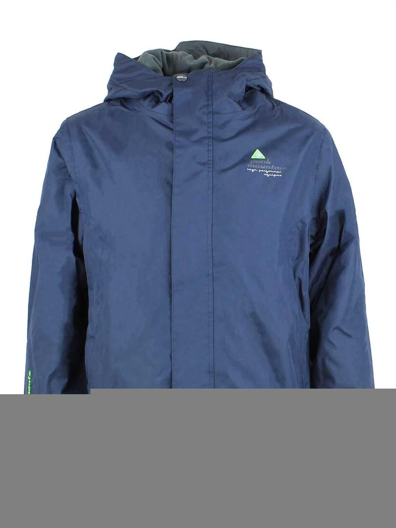 Coupe vent garçon ECAJIK PEAK MOUNTAIN Bleu marine