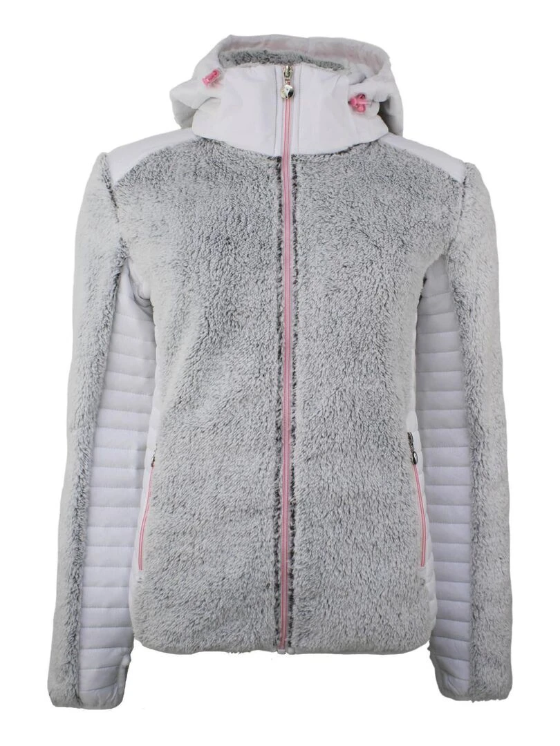 Blouson polaire femme AMARETTO Blanc