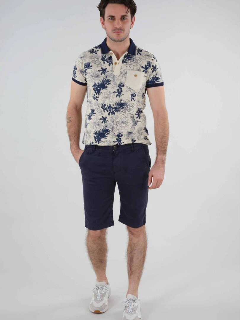 Bermuda pour homme avec poche à l'italienne 'Deeluxe' Bleu marine