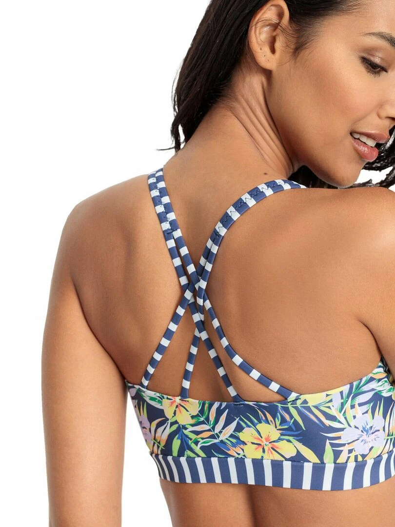 Haut maillot de bain brassière préformée Summer   Bleu marine