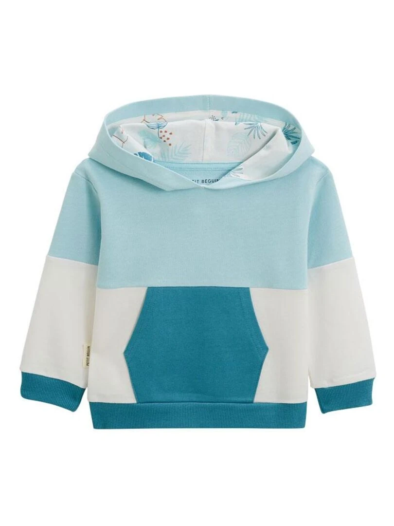 Sweat shirt à capuche enfant Manaus Bleu