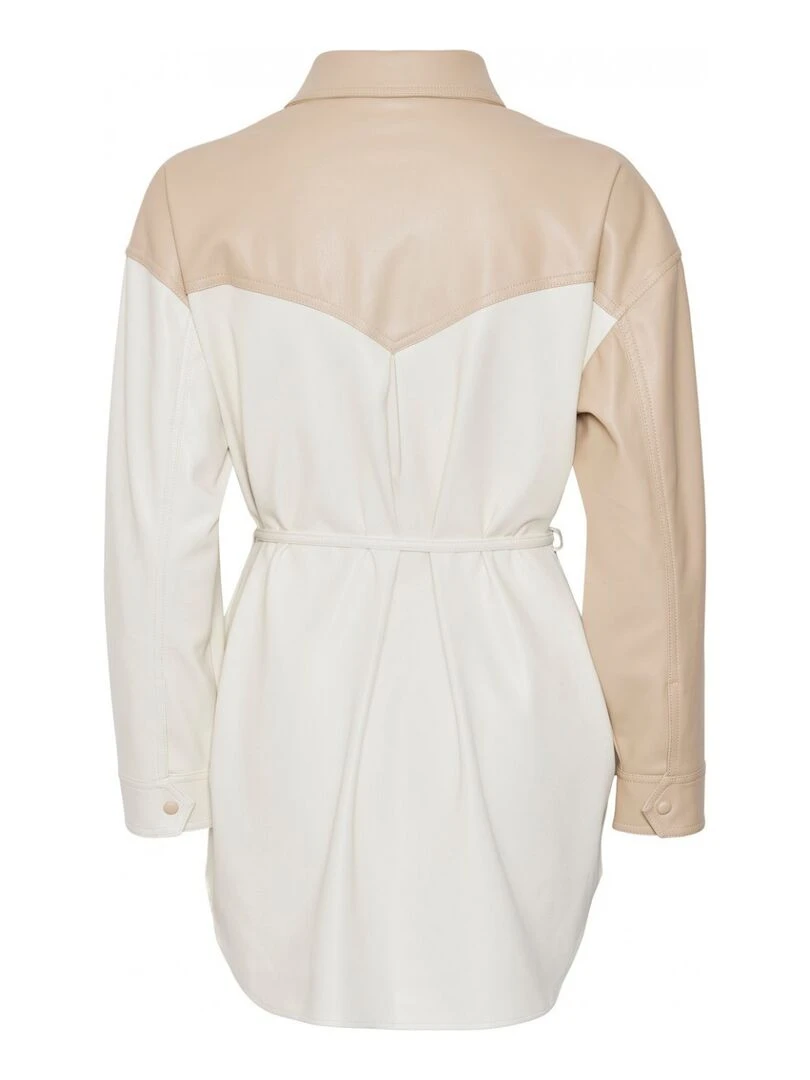 Chemise simili Vero Moda Blanc Blanc
