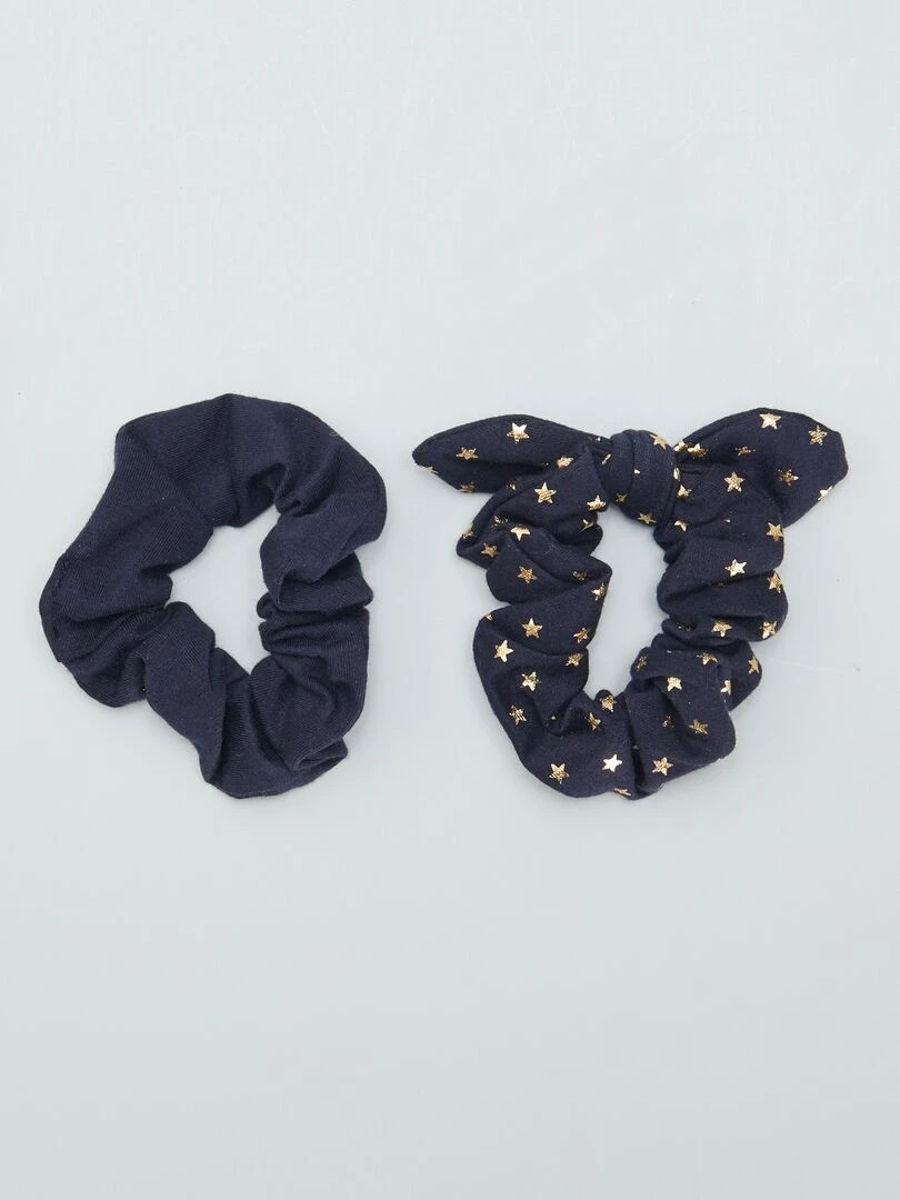 Lot de 2 chouchous Bleu