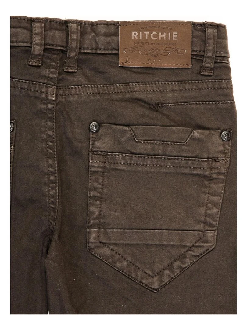 PANTALON VARRIO BOY   Marron