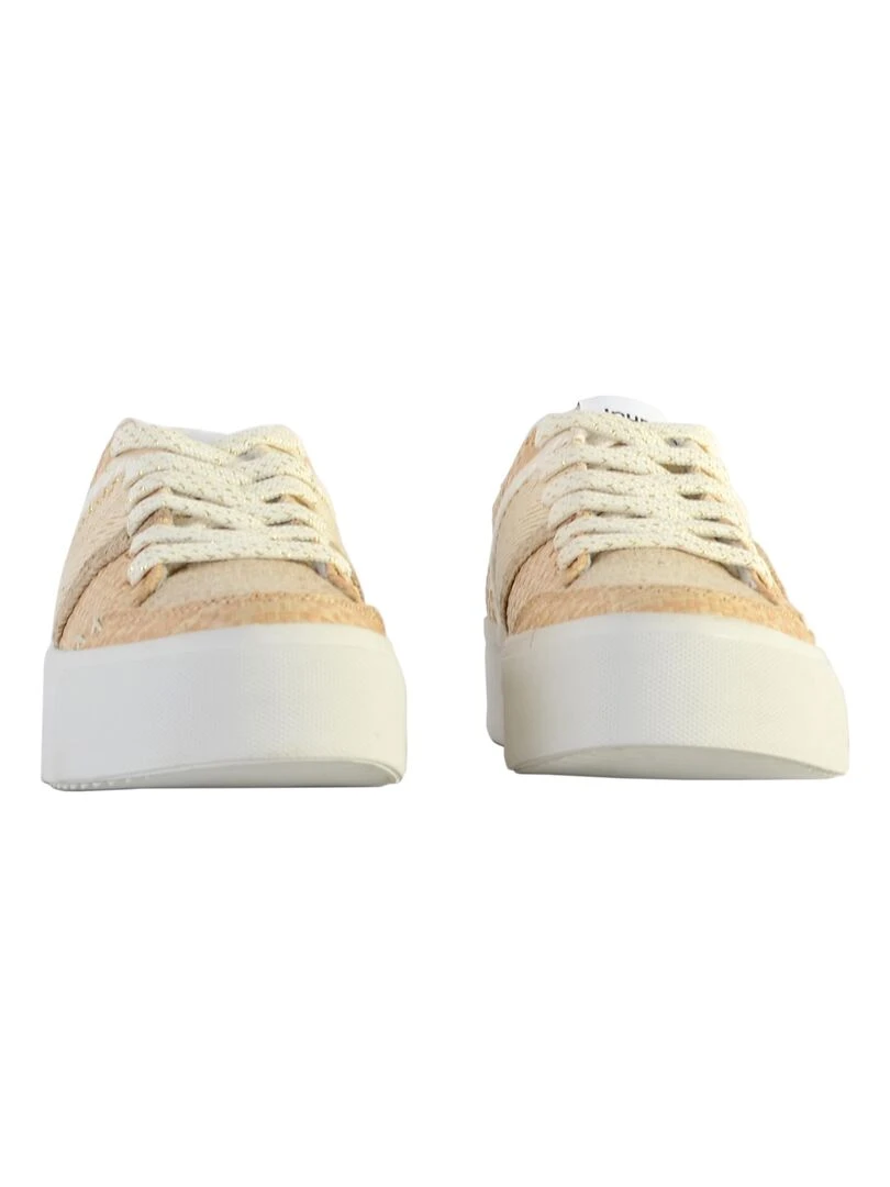 Basket à Lacet Desigual Street Natural   Beige