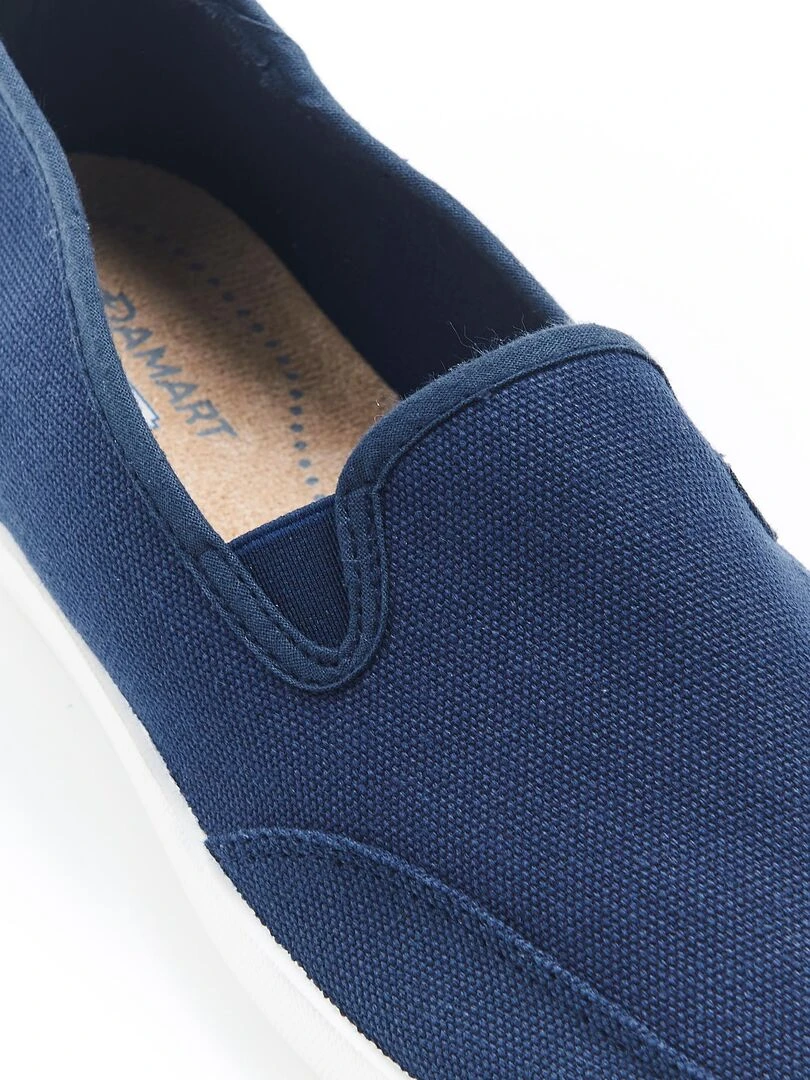 Pantoufles en toile Climatyl   Damart   Bleu foncé