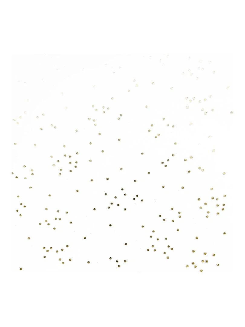 Papier Transparent à pois noirs et or N/A
