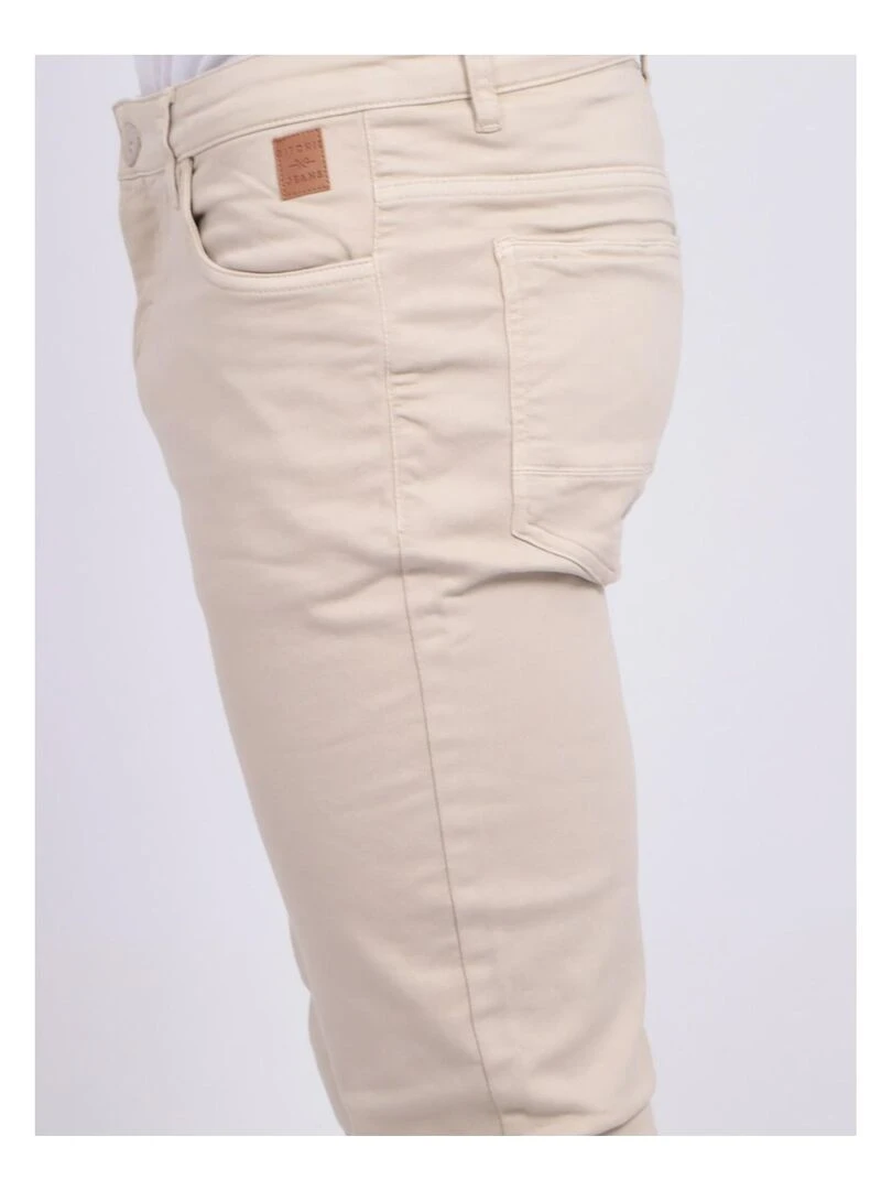 Pantalon 5 poches CANDELO   Beige