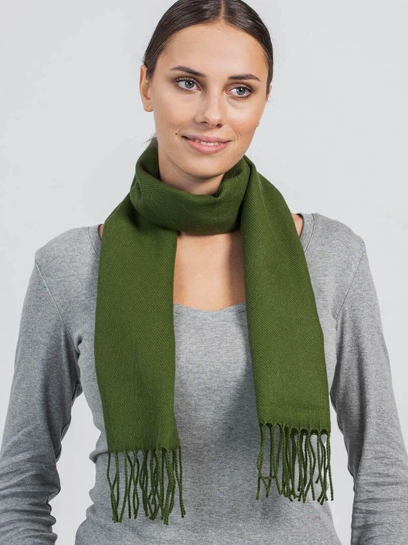 Echarpe Fely Fabriqué en France Vert kaki