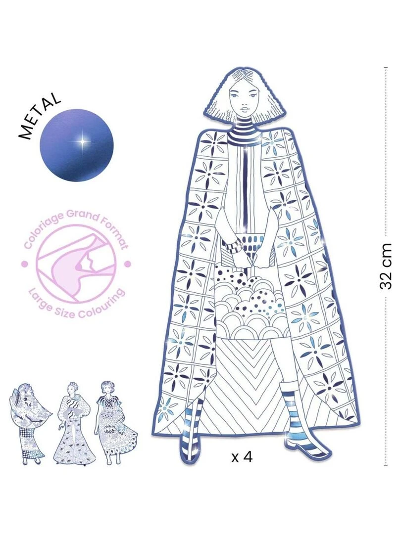 Dessins à colorier : Demoiselles Laura   N/A