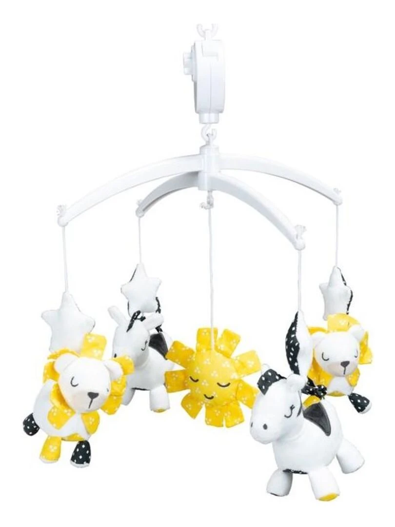 Mobile musical en velours blanc SAUTHON Blanc