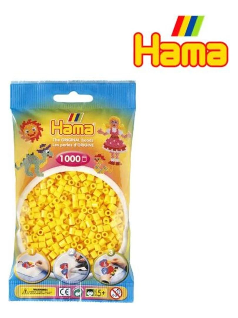 Perles en sachet Jaune N/A
