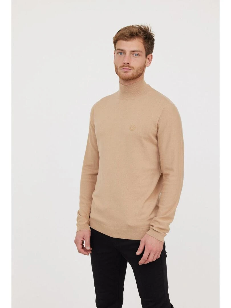Lee Cooper Pull manches longues coton regular CERIO Beige argile