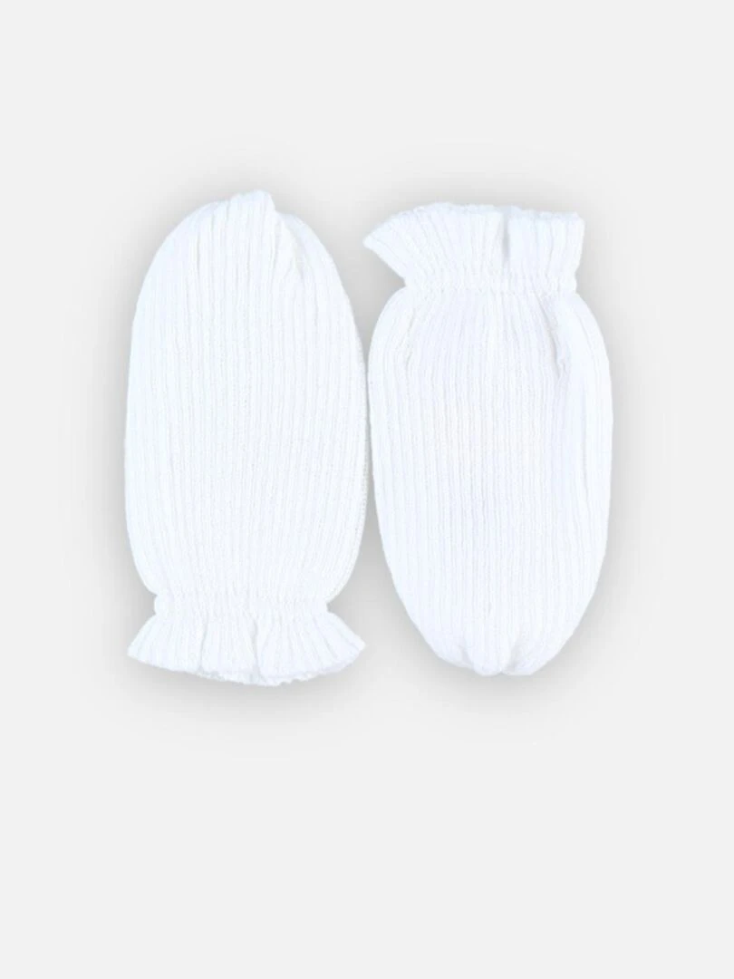 Moufles anti griffure Noukie's Blanc