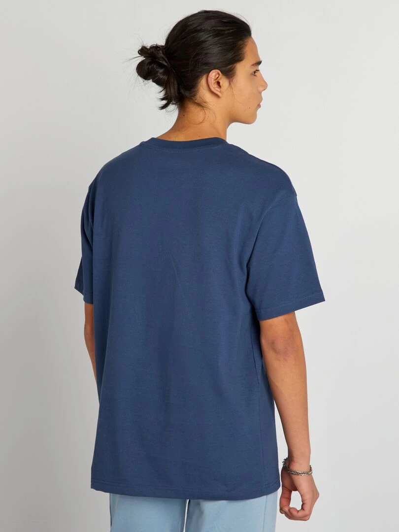 Tee shirt 'Nirvana' à manches courtes   Bleu