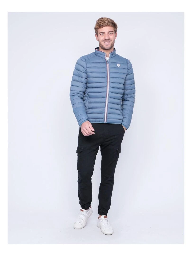Doudoune légère col montant ZERUBIA   Bleu ardoise