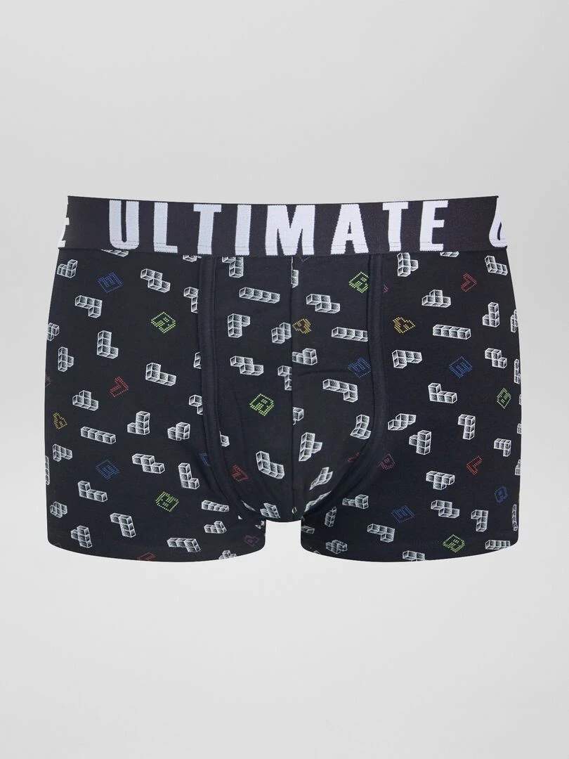 Lot de 3 boxers fantaisie Vert/bleu