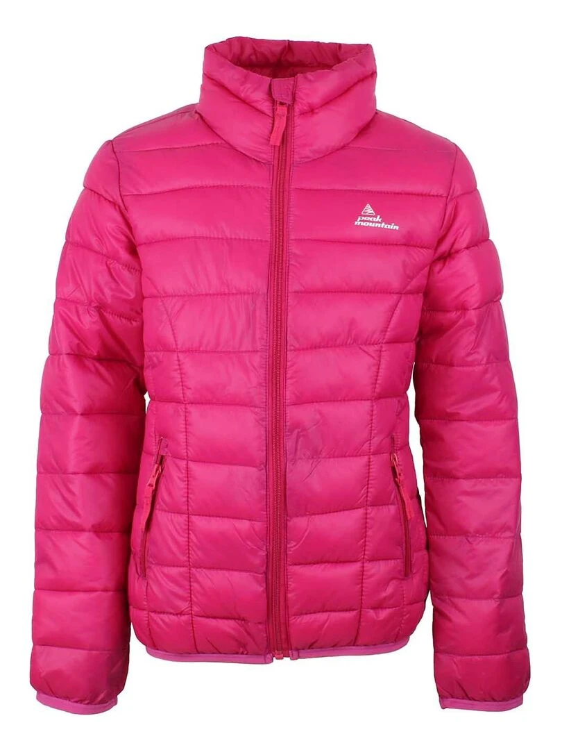 Doudoune fine fille GARO PEAK MOUNTAIN Rose fushia