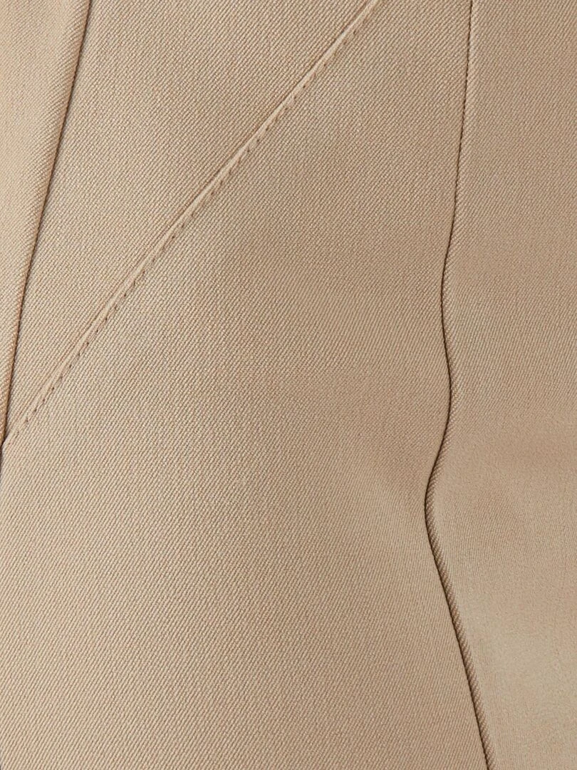 Jupe droite stretch   Damart   Gris tourterelle