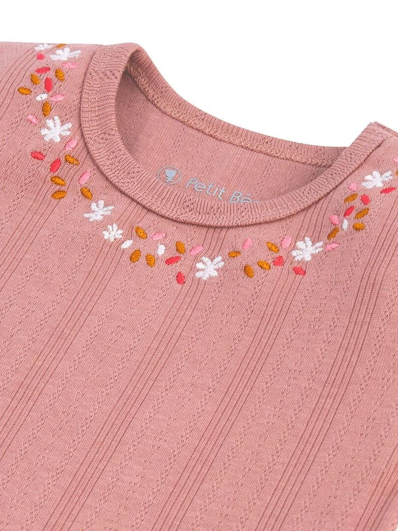 T shirt fille Mahonia   Rose