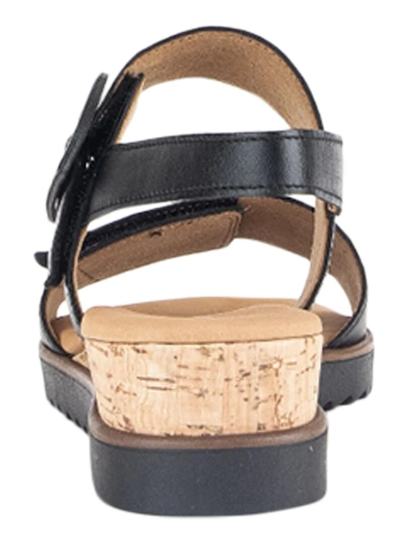 Sandales Cuir Gabor Nappa   Noir