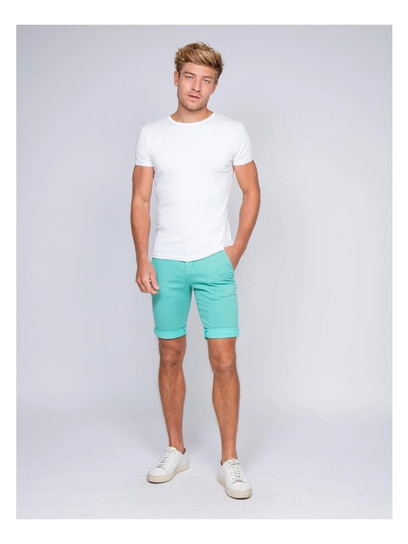 Bermuda chino BODELTA   Vert d'eau