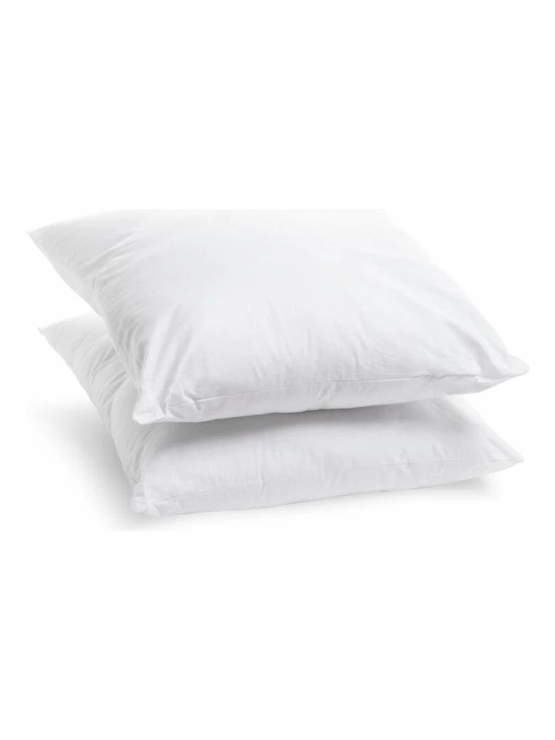 Bleu Câlin Lot de 2 Oreillers moelleux Anti transpiration Topcool Blanc