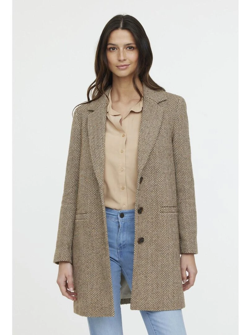 Lee Cooper Manteau manches longues polyester regular FIDA Marron