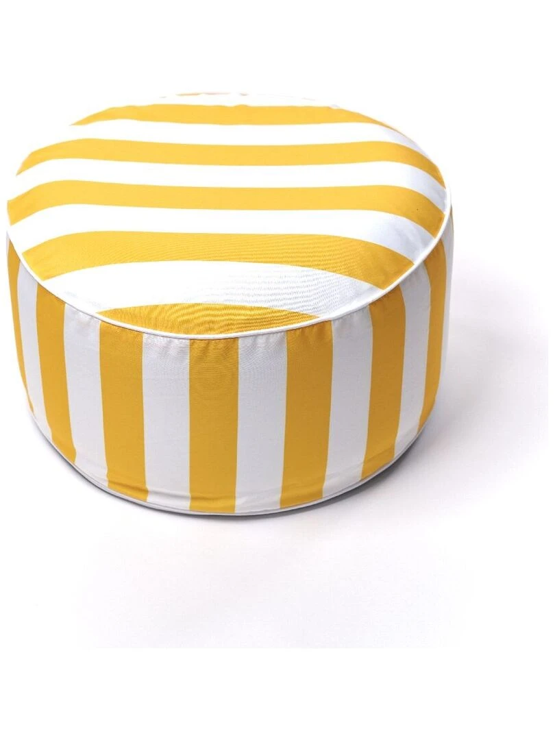 Pouf gonflable 'SUMMER STRIPES' 'TODAY' Jaune