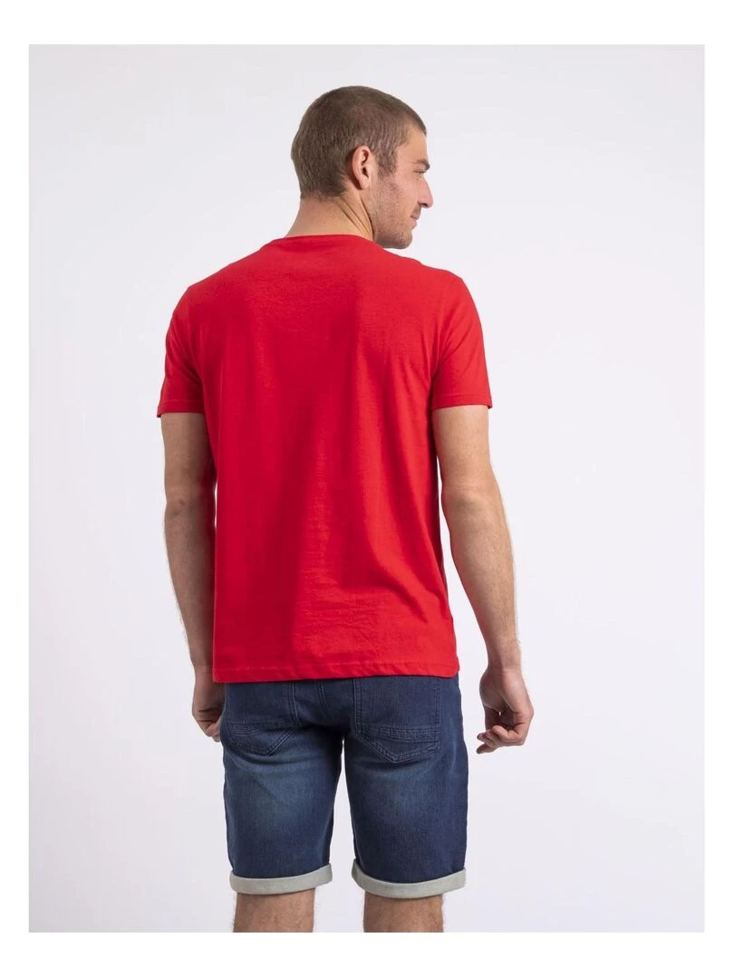 T shirt col rond NIRAYMAN Rouge