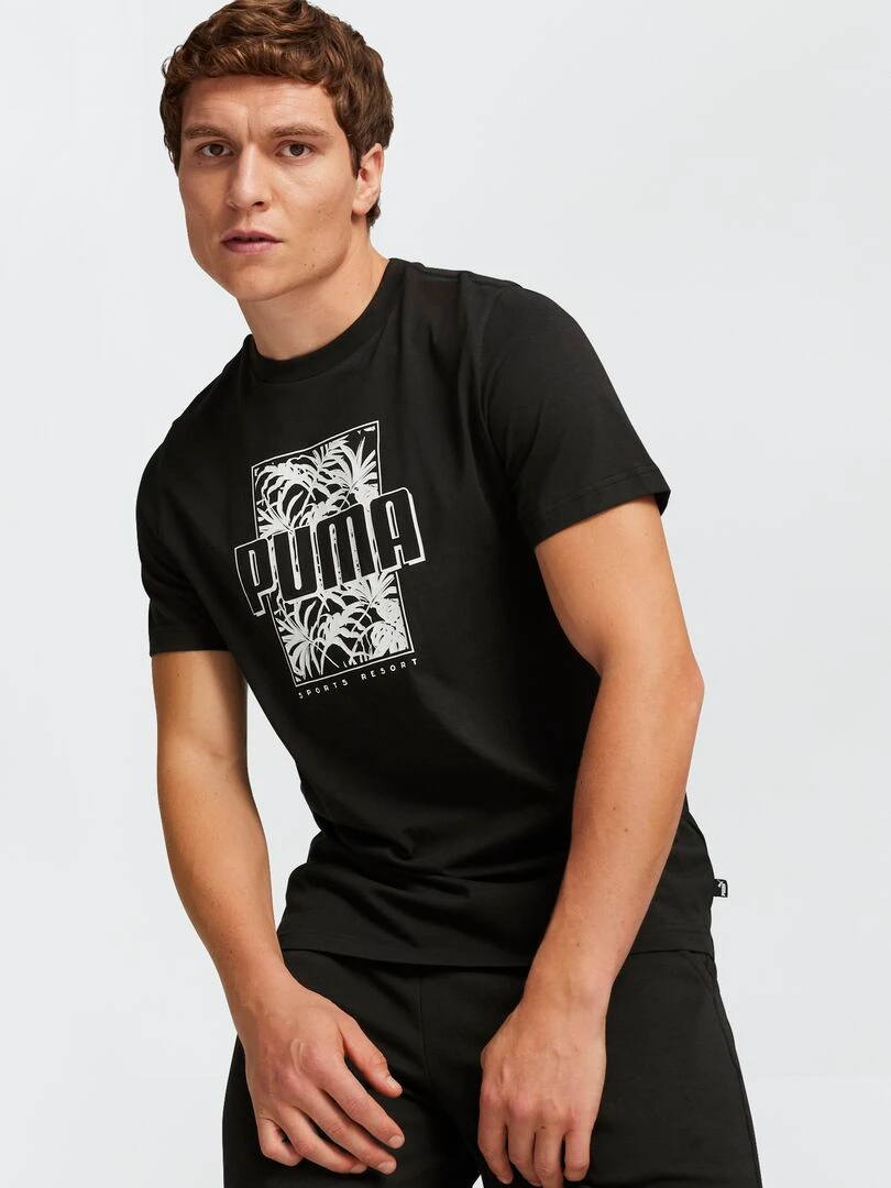 T shirt fantaisie 'Puma' Noir