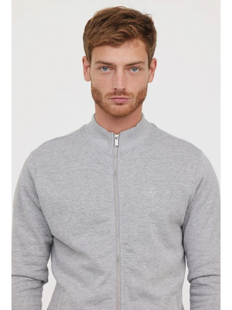 Lee Cooper   Sweatshirt manches longues coton regular EMOLI   Gris chiné