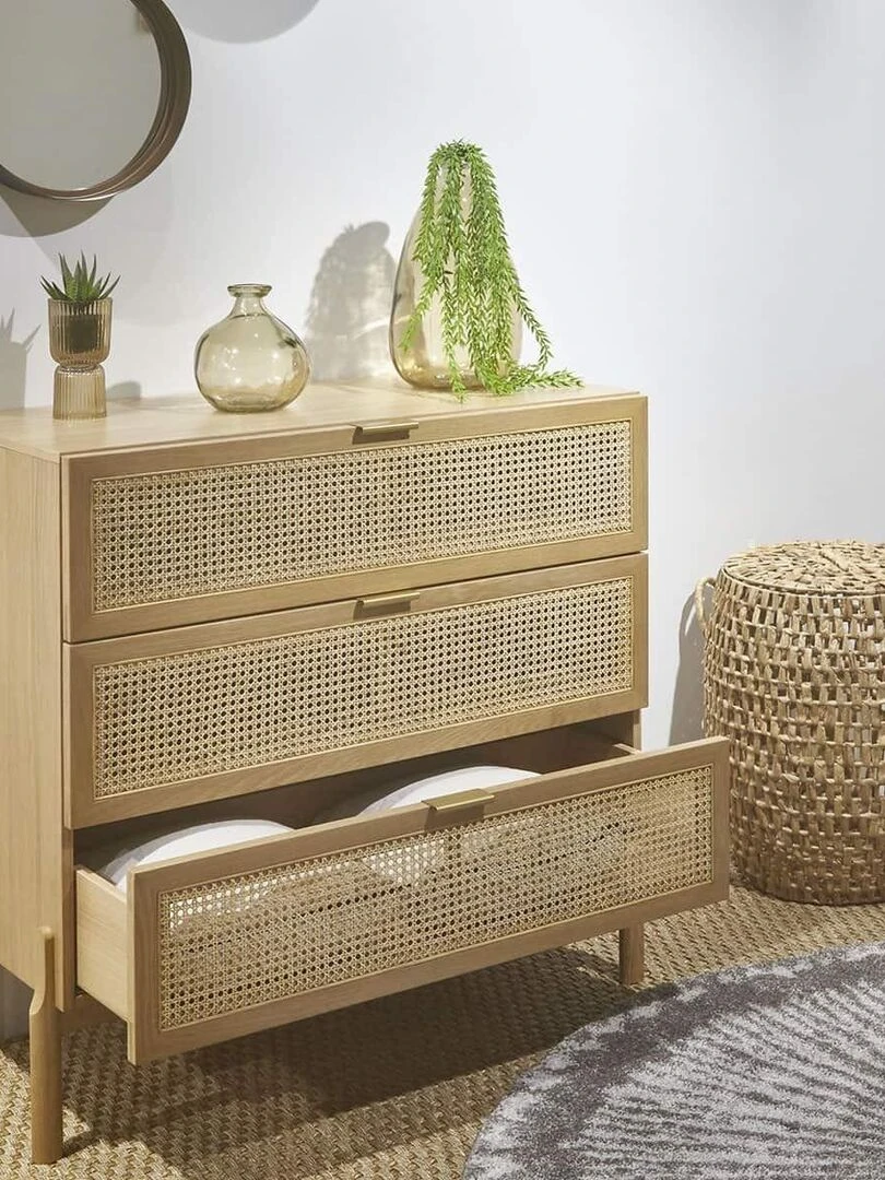Commode 3 tiroirs Gala   AKITEN RETAIL   Marron