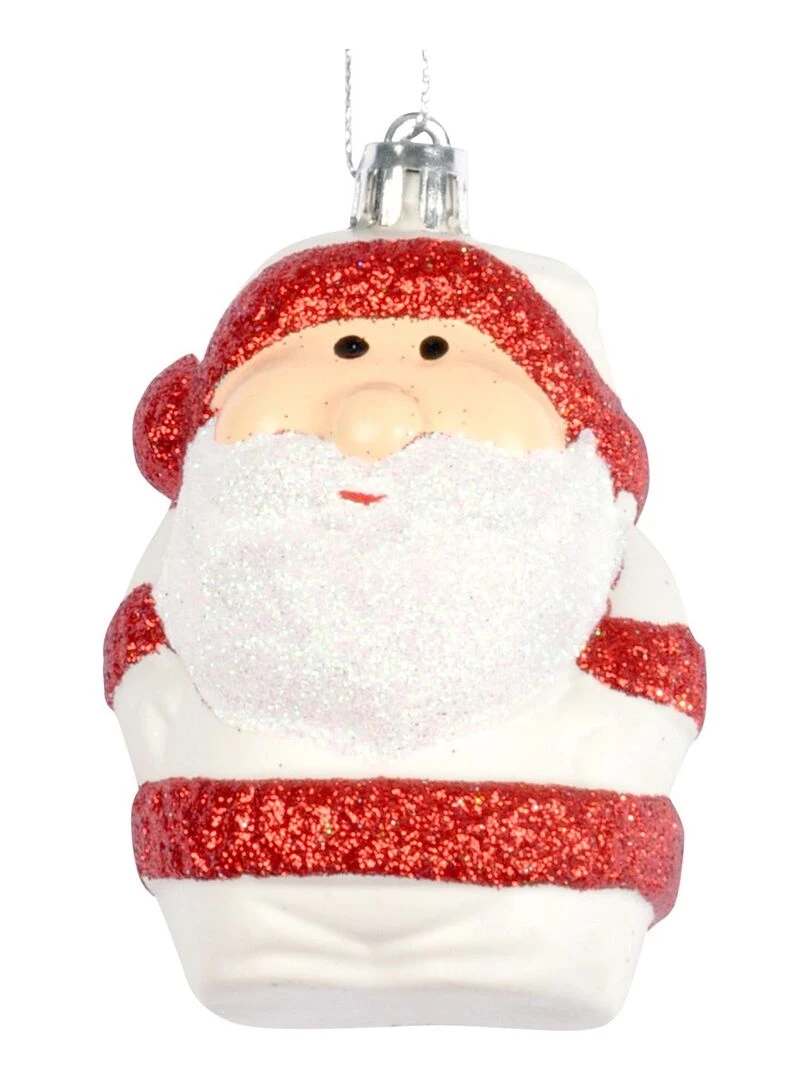 Suspension Pere noel Blanc