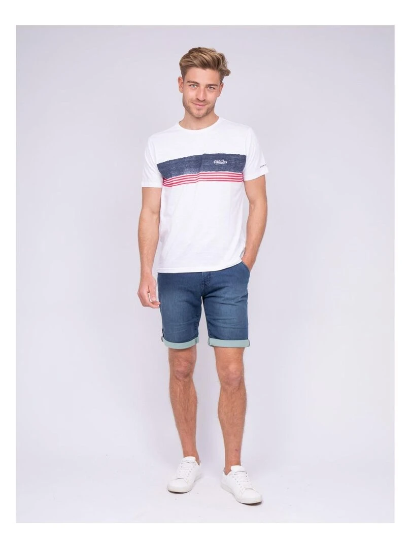 Bermuda en jean BARI   Bleu clair