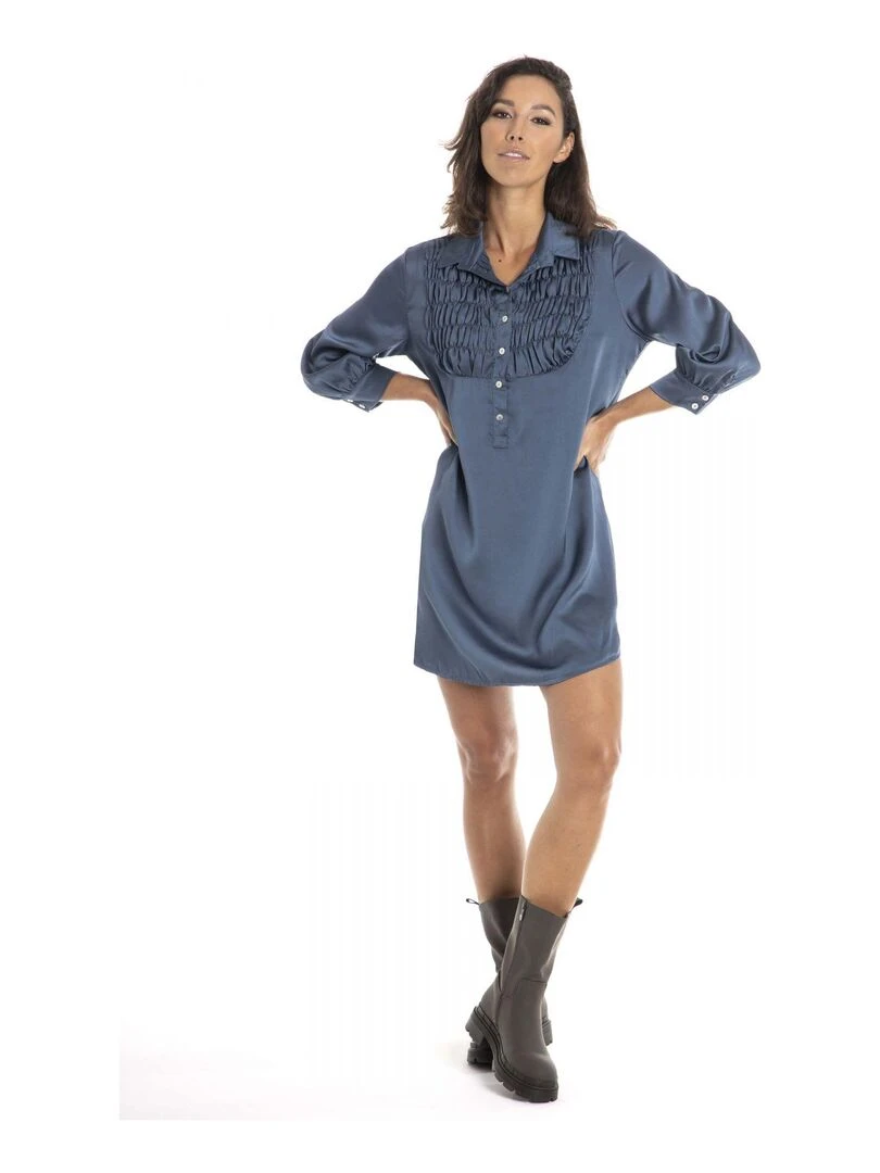 Robe chemise ROSIE Gérard Pasquier Bleu